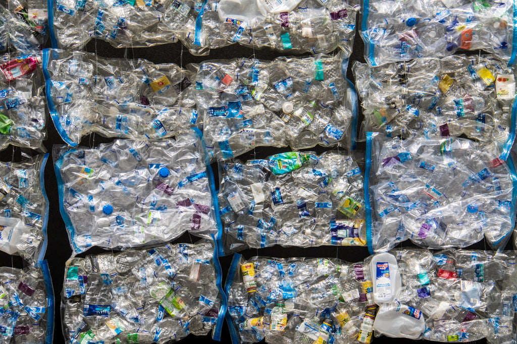 How much plastic is actually being recycled into new products?